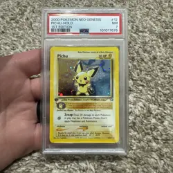 2000 POKEMON NEO GENESIS ~ 1ST EDITION ~ #12 PICHU HOLO ~ PSA 7 - Image 1