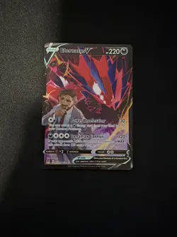 Pokemon TCG Eternatus V Alt Art Darkness Ablaze TG21/TG30 2022 - Image 1