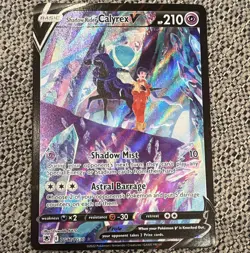 Pokemon TCG Shadow Rider Calyrex V TG17/TG30 Astral Radiance Holo UR EN 210 - Image 1