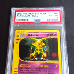 2003 Alakazam H1/H32 Holo Skyridge - Pokemon TCG English PSA 8 NM-MT 🌀 SWIRL - Image 2