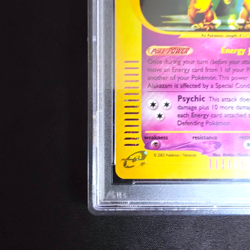 2003 Alakazam H1/H32 Holo Skyridge - Pokemon TCG English PSA 8 NM-MT 🌀 SWIRL - Image 4