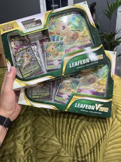 Leafeon VStar Special Collection Box X2 Pair NEW & SEALED From Pokemon Centre ✅ - Image 2