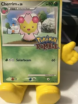 Cherrim Pokemon Rumble Promo 2/16 2009 Holo Stamp - Image 2