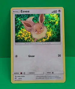 Pokemon - Eevee - 12/12 McDonald's Promos 2019 12/12 Confetti Holo Promo NM-MINT - Image 1
