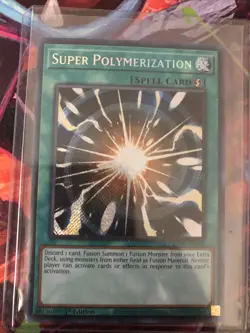 Yugioh Super Polymerization (Secret Rare) RA03-EN053 Quarter Century Bonanza - Image 1