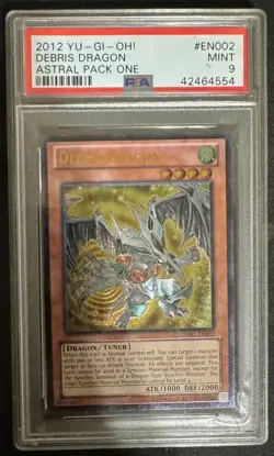 Yu-Gi-Oh! AP01-EN002 Debris Dragon Ultimate Rare - PSA 9 - Image 1