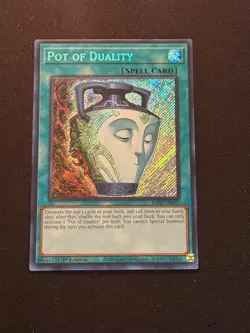Yu-Gi-Oh! TCG Pot of Duality RA02-EN057 Secret Rare - NM - 1st Ed. - Image 1
