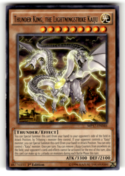 Thunder King, the Lightningstrike Kaiju MP17-EN046 1st Edition Rare 2017 Mega-Ti - Image 1