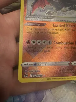 Radiant Charizard 020/159 Crown Zenith Holo Pokemon TCG M/NM - Image 5
