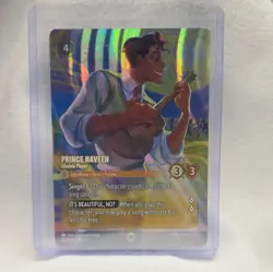 Disney Lorcana Prince Naveen - Ukulele Player Enchanted Foil 205/204 - Image 1