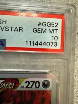 PSA 10 Pokemon Hisuian Samurott Vstar GG52 Crown Zenith. NEW CERT 8/25 - Image 2