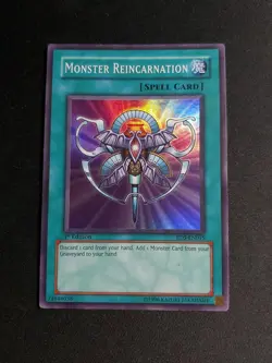 Monster Reincarnation RDS-EN045 (Monstro Reincarnato) Super - 1st Ed - Yu-Gi-Oh! - Image 1