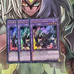 BLAR-EN080 x3 Invoked Caliga Ultra Rare Excellent Condition Yugioh - Image 1
