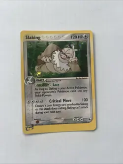 Pokemon Slaking Holo Rare Card 12/109 Ruby and Sapphire Edition - Image 1