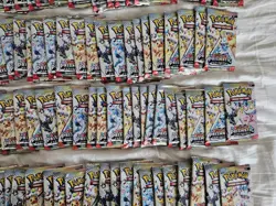 POKEMON CARDS PRISMATIC EVOLUTIONS 100 BOOSTER PACK LOT!!!!!!!!! - Image 4