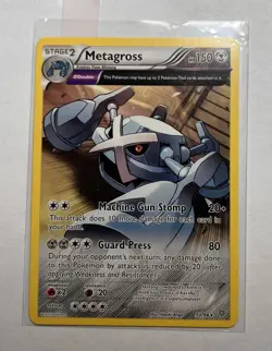 Pokemon TCG Metagross Ancient Origins 50/98 Regular Rare Common Card NM 2015 - Image 1