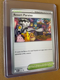Paradise Resort 2025 World Championships PORTUGUESE Promo SVP 224 Pokemon Card - Image 1