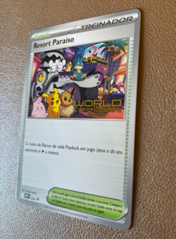 Paradise Resort 2025 World Championships PORTUGUESE Promo SVP 224 Pokemon Card - Image 4