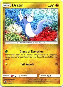 Dratini 009/012 Holo Promo McDonald's Promos 2018 Pokemon Holo Heavily Played - Image 1