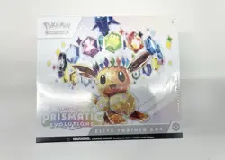 SEALED-Pokemon TCG Scarlet & Violet Prismatic Evolutions ETB Elite Trainer Box - Image 1