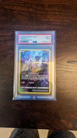 Pokemon Mew TCG Crown Zenith: Galarian Gallery Holo Rare Card GG10/GG70 PSA 9 - Image 1