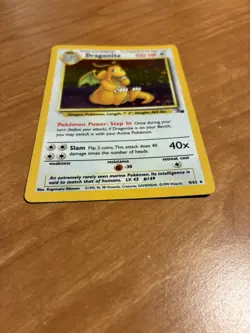 Pokemon TCG Fossil - Dragonite Holo 4/62 Near Mint! - Image 3