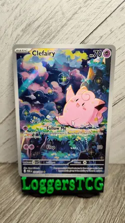 Pokemon Clefairy ILLUSTRATION RARE / POR 094/088 NM - Image 1