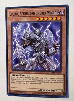 Lucent, Netherlord of Dark World Common 1st Edition SR13-EN005 NM Yugioh - Image 1