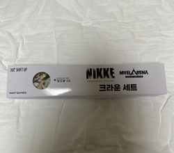 Nivel Arena Nikke Crown Naked King Playmat set Korea exclusive with promo card - Image 1
