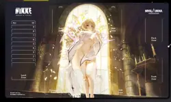 Nivel Arena Nikke Crown Naked King Playmat set Korea exclusive with promo card - Image 3