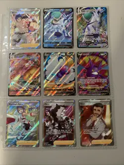 Pokemon TCG Sword & Shield Sets Full Art Holo Rare Lot of 9 Cards- NM - Image 1