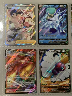 Pokemon TCG Sword & Shield Sets Full Art Holo Rare Lot of 9 Cards- NM - Image 2