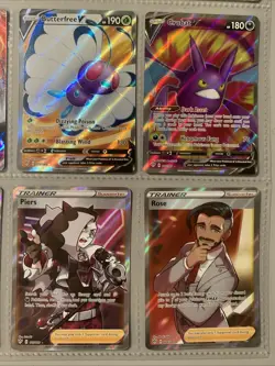 Pokemon TCG Sword & Shield Sets Full Art Holo Rare Lot of 9 Cards- NM - Image 4