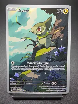 Axew Illustration Rare 145/086 Black Bolt Pokemon Card - Image 1