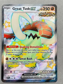 Great Tusk ex 072 Promo SV: Scarlet & Violet Promo Cards Holo SVP - Image 1