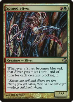 Spined Sliver Premium Deck Series: Slivers Foil 14 LP MAGIC cards - Image 1