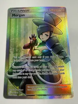 Pokemon TCG Morgan Full Art Ultra Rare Trainer Card 178/181 Team Up English - NM - Image 1