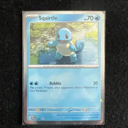 Pokemon Card Squirtle Black Star Promo 048 Near Mint - Image 1