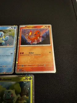 2023 Pokemon TCG SV 151 Poster Collection 3-Card Holo Promo Set Squirtle Swirl - Image 2