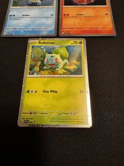 2023 Pokemon TCG SV 151 Poster Collection 3-Card Holo Promo Set Squirtle Swirl - Image 4