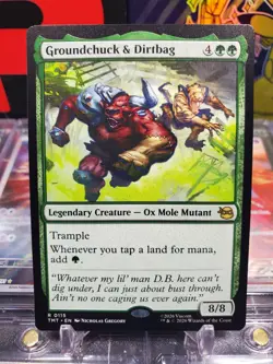 Groundchuck & Dirtbag 0115 Rare Non Foil Ox Mole Mutant MTG TMNT - Image 1