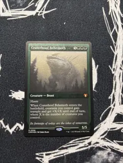 Craterhoof Behemoth Foil Etched NM MTG - Image 1