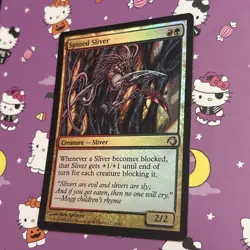 Magic MTG Premium Deck Series: Slivers Spined Sliver #14/41 Foil TCG CCG - Image 2