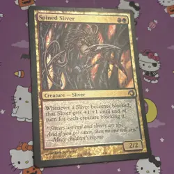Magic MTG Premium Deck Series: Slivers Spined Sliver #14/41 Foil TCG CCG - Image 3