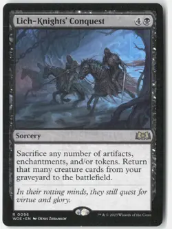 Lich-Knights' Conquest R Wilds of Eldraine 96 NM - Image 1