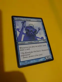 Vedalken Archmage. rare Wizard MTG Card. Mirrodin. - Image 4