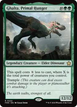 Ghalta, Primal Hunger Normal R Foundations 222 NM - Image 1