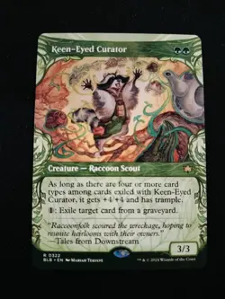 MTG Keen-Eyed Curator Showcase 0322 Bloomburrow NM - Image 1