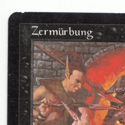 2X Attrition German MTG MISPRINT. Same card but 2 different names - Image 3