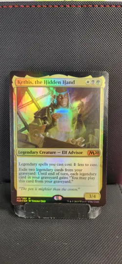 Kethis, the Hidden Hand - Foil Core Set 2020 (LP) MTG - Image 1